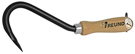FREUND 00303000 Nagelklaue Hook, Nagelzieher mit Holzheft, handgeschmiedet, für Renovierungs- und Abrissarbeiten