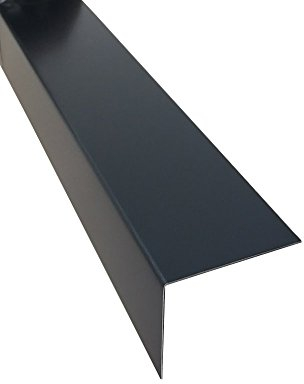 Aluminium Winkelprofil Anthrazit Winkelblech Kantenschutz 2000mm lang Eckwinkel 2000 mm, Größe: 200 x 200 x 0,8 mm