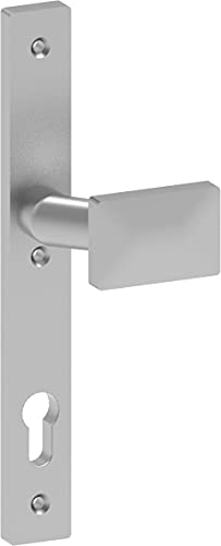 Fenau | Alu-Türdrücker | Maße: 30x245x10 mm | Form: gekröpft | Aluminium EV1