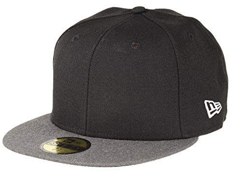 New era Blank Black/Heather Graphite 59Fifty Basecap - 7 1/4-58cm (L)