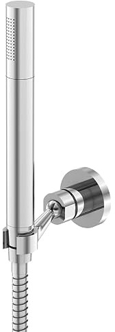 Steinberg Serie 100 Handbrausegarnitur, Stabhandbrause, Wandhalterung, 1001650, Farbe: Chrome