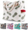 Grande Sac de Plage en Toile Femme Homme - XXL Cabas Sac Shopping Voyage Ete avec Boucle Magnétique, Sacs d'épaule de Natation Sport avec Poignées en Coton Corde, Ananas Tropical