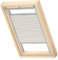 VELUX Original Wabenplissee, SK08, Lichtgrau, mit Grauer Führungsschiene