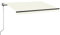 vidaXL Tenda da Sole Retrattile Automatica 350x250 cm Crema