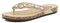 QUEEN HELENA Sandali Infradito Mare Spiaggia Comodi Estivi Casual Aperti Leggeri Donna R2115 Champagne 36