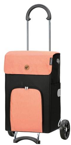 ANDERSEN Einkaufstrolley - Scala Shopper Ipek Ib apricot 49 L Einkaufswagen,isoliert,Kühltasche, klappbar, leichtgängig, leise Räder