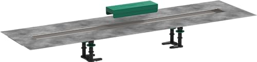 hansgrohe Installationsset 1000mm RainDrain für hansgrohe Duschrinnen Fertigsets (RainDrain Rock und RainDrain Match), Bodenablauf Dusche