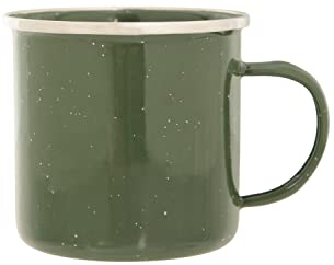 Mountain Warehouse Enamel Mug - 515ml - Enamel Coating Travel Mug Khaki