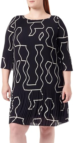 s.Oliver BLACK LABEL Damen Plissee Kleid kurz Black 46