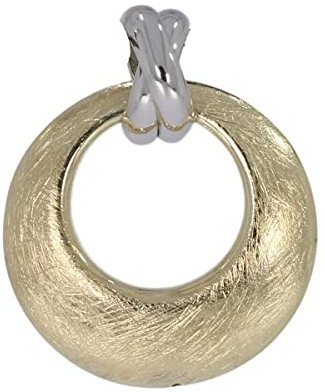 Anhänger rund eismattiert bicolor