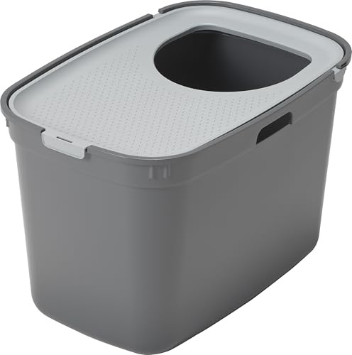 Moderna Top Cat Katzentoilette geschlossen - Grau/Hellgrau 59 cm