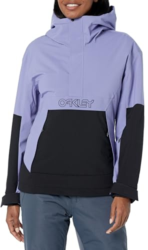Oakley Damen Tnp TBT Isolierter Anorak Jacke, Blackout/New Lilac, M