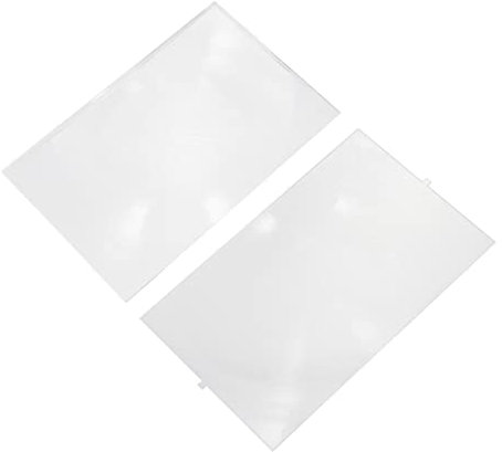 DOITOOL 2pcs Fresnel Lens Screen Projector Screen Magnifier PC Monitors Magnifier Sheet High Transmission Fresnel Lens High Definition Fresnel Lens High-definition Fresnel Lens Dedicated