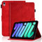Vkooer Case for iPad Mini 7 (A17 Pro) 2024 7th Generation/iPad MINI 6th Generation 2021 8.3 inch, PU Leather Folio Flip Cover Smart Shell with Auto Sleep/Wake Multi Angle Viewing Stand, Red