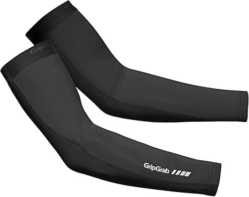 GripGrab Manguitos de Ciclismo AquaRepel 2 Resistentes al Agua Térmicas de Invierno Softshell Antideslizantes Carretera Gravel MTB