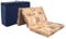 KiNDERWELT Reisebett Baby Reisematratze 120x60x6 cm, orange, Klappmatratze Faltmatratze, Schaumstoff Matratze Kinder aus hochwertigem Kaltschaum, Made in Germany