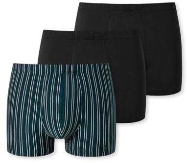 Schiesser Herren 3 Pack Unterwäsche Shorts mit weichem Bund Bio Baumwolle Multipack - 95/5 Organic, Sortiert 7_180216, 6