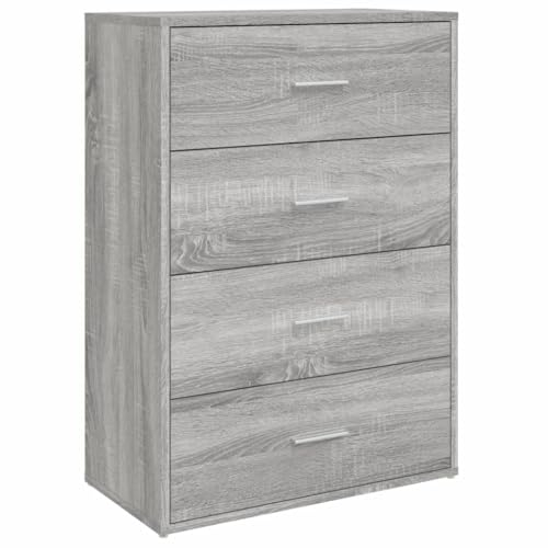 vidaXL Sideboard Grau Sonoma 60x31x84 cm Holzwerkstoff