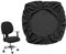 JEKUGOT Stretch Elastic Chair Covers Protector - Office Kitchen Desk Computer Seat Covers - Black
