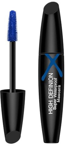 Blaue verlängernde Wimperntusche, blaue Wimperntusche für Wimpern | Verlängernder blauer Mascara-Wimpernstab | Volumizing Blue Makeup Volume Building Mascara für Frauen