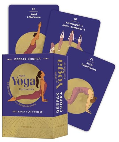 Mein Yoga Kartendeck: 50 Übungen zur Selbsterkenntnis - Wirkungsvolle Übungen von Deepak Chopra für mehr Energie und spirituelle Entwicklung