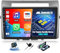OiLiehu 4+64G Android 13 Doppel Din Radio Carplay Android Auto für Toyota Corolla Verso 2004-2009 Autoradio Mit Bildschirm 9 Zoll mit Mirror Link Bluetooth FM RDS GPS WiFi EQ+Rückfahrkamera