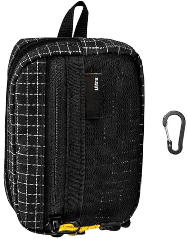 JINGLING Tasche für Rucksackgurt | Aufbewahrungstasche mit Fächern und Schnalle | tragbares Zubehör für Wandern und Rucksack, für Münzen, Karten, Camping, Wandern, Outdoor