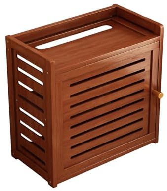 SFJATTA Mobiletto Portaoggetti Per Router WiFi, Mobiletto Per Nascondere Router E Modem, Per La Casa, Il Soggiorno, per Spazi Ordinati(30 * 20 * 28cm/11.8 * 7.9 * 11in)