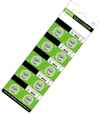 CAZSTYK AG8 LR1120 Knopfbatterien, zuverlässig, funktioniert für mehrere kleine elektronische Taschenrechner, Ersatzbatterien, 10 Stück/20 Stück