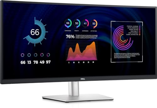 Dell P Series P3424we Monitor Pc 86,4 Cm [34] 3440 X 1440 Pixel 4k Ultra Hd Lcd Nero (p3424we Computer Monitor 86.7 - Cm [34.1] 3440 X 1440 Pixels -