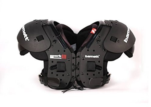 BARNETT Mark III American Football Schulterschutz Profi, schwarz XL