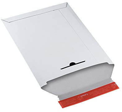 Colompac CP01204 Vollpapp-Versandtaschen, 450 g, 20 Stück, weiß