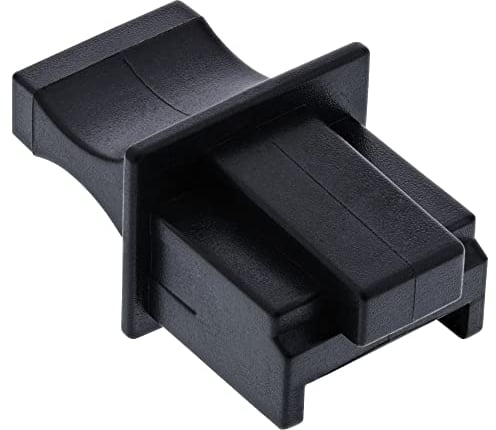 InLine 59942E 100er Pack Staubschutz, für RJ45 Buchse, schwarz