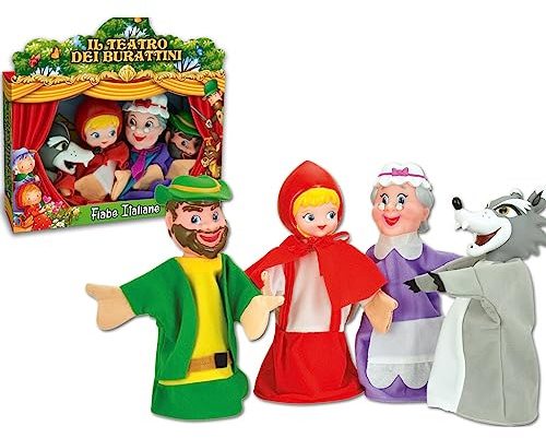 VD - Marionette TEATRINO Fiabe Italiane 4 PZ