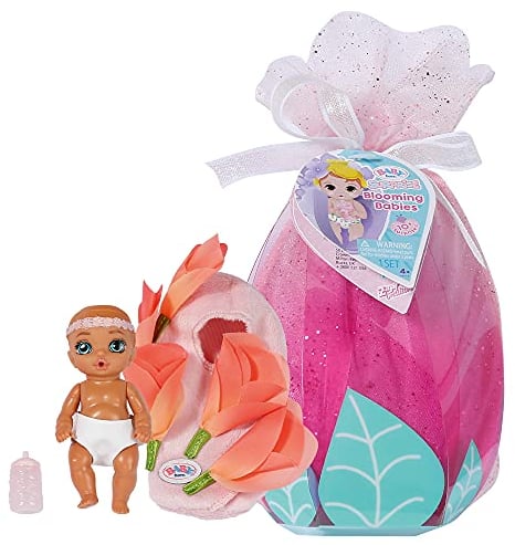 BABY born 904244 Surprise Babies 4 - kleine Püppchen im Kokon mit Trink- und Pipi-Funktion inkl. magischer Windel, Fläschchen und Geburtszertifikat, Charakter nicht frei wählbar, 1 Stück