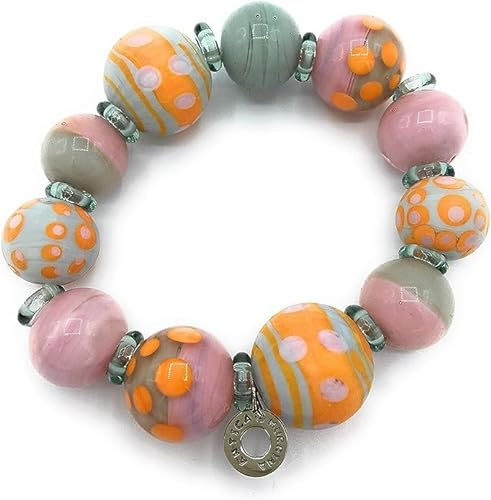 ANTICA MURRINA Veneziana VP 252 - Pulsera para mujer de cristal de Murano, fabricada en Italia