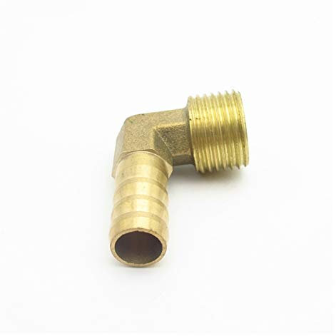 Pilang Zxxin-Rohrverbindungsstücke Messing Schlauchkupplung Koppler-Verbindungs ​​6mm 8mm 10mm 12mm 14mm 16mm 19mm, 1/8 1/4 3/8 1/2 3/4 Gewinde Elbow Rohrverschraubung, Gute Qualität