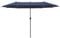 PHIVILLA Garden Parasol Umbrella 380 cm×200 cm Larger Patio Umbrella for 6-8 Person Revolve Handle UV 50+ (Navy Blue)