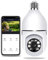通用 Light Bulb Security Camera, E27 Light Bulb Camera, Full HD 1080P Wireless Wifi Camera, Surveillance Camera With Night Vision, 2-Way Audio, Home Security Camera (A)