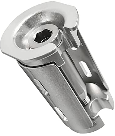 Oshhni Fahrrad Steuersatz Expander Aluminiumlegierung 1 1/8 28,6 Mm Kohlefaser Gabel