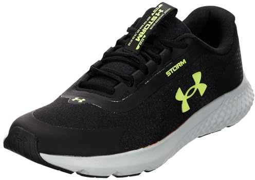 Under Armour Men's Ua Charged Rogue 3 Storm Running Shoes, Visual Cushioning, Black, 40 EU