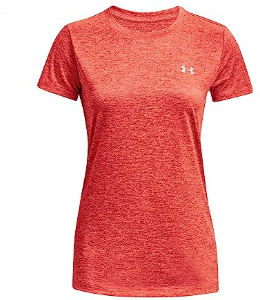 Under Armour T- Shirt Tech Twist Femme, (629) Beta/Grenade/Argent métallique, XS