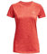 Under Armour Damen Tech Twist T-Shirt, (629) Beta/Granatapfel/Metallic Silver, XS