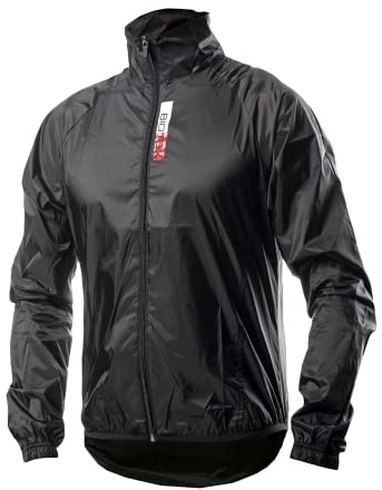 BIOTEX Mantellina X-Light Unisex Antivento e Traspirante, Giacca Traspirante e Ripiegabile per Ciclismo e Running