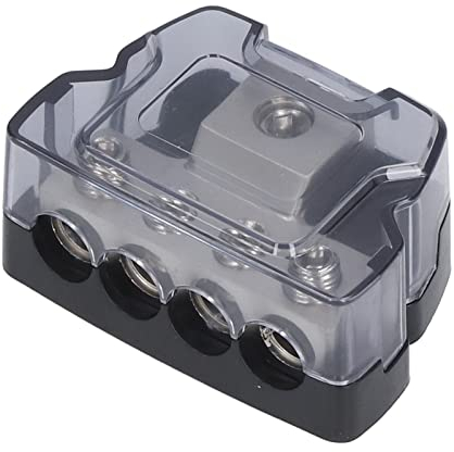 Bloc de distribution d'alimentation à 4 voies, support de fusible d'ampli, répartiteur de sol, amplificateur audio de voiture, accessoires électroniques de véhicule