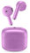 Music Sound SWAG Auricolari Wireless a Capsula, Bluetooth, 20 Ore di Riproduzione, Auto Pairing, Controlli Touch, Case Compatto - Lilla