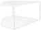 KICHOUSE Pot Rack Kitchen Pan Organizer Corner Shelf Stand Tiered Shelf Draining Pan Rack Small Table Top Organizer
