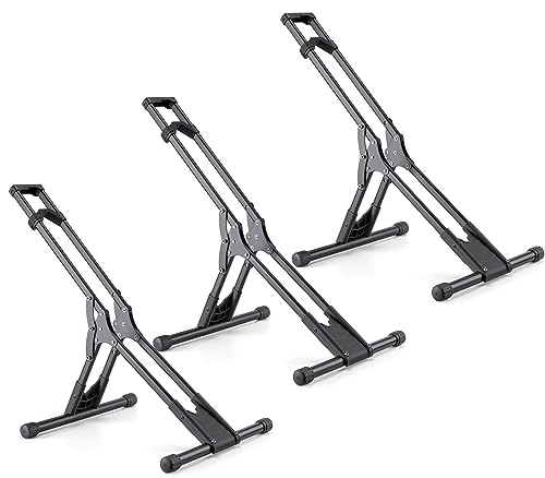 CHEPARK Fahrrad-Bodenständer, Fahrradständer für Garage/Zuhause, Fahrradaufbewahrung, Fahrradständer, passend für 50,8 cm - 73,7 cm Mountainbikes (3 Fahrradträger)