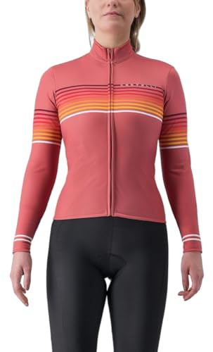 CASTELLI 4523546-654 OTTANTA LS Jersey T-Shirt Unisex Mineral RED Größe M