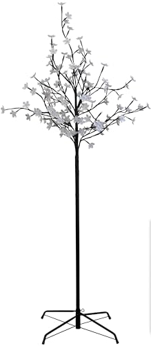 Blütenbaum 150 cm | 120 LED Warmweiß - IP44 innen & außen Weihnachtsbeleuchtung - Memory Timer + 8 Programme